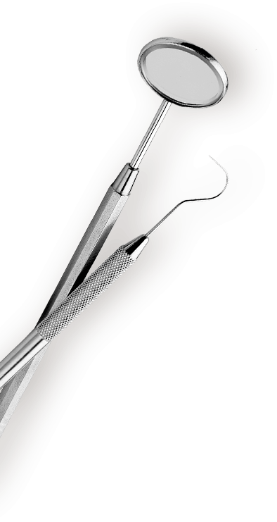Инструмент для осмотра зубов во время осмотра и консультации стоматолога